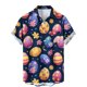 thumbnail image 3 of Ceisia Men's Loose Short Sleeve Printed Casual Shirt with Chest Pocket Multicolor XXL Gifts, 3 of 3