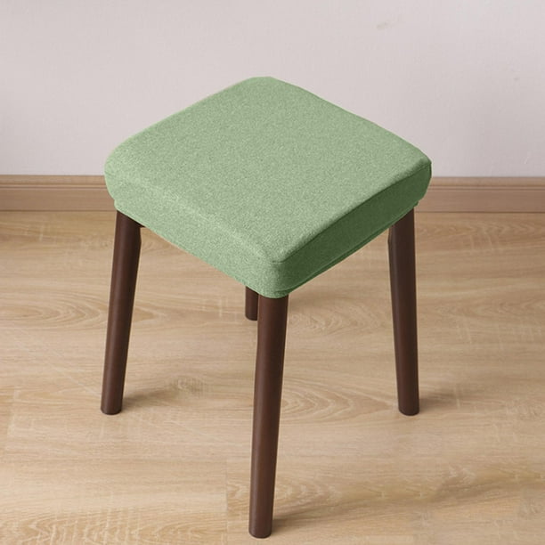 GROWTH TANK Square Bar Stool Cover Cushion with Elastic Stool Seat Cushion Elastic Stretch Slipcover for Home Party Dinign Room Dressing Table Stools Cover Green A Walmart