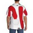 thumbnail image 3 of Naloa HOHOHO Christmas Men's Loose Fit Cuban Collar Short-Sleeve Shirt, Hawaiian Shirts, Mens Shirts Casual for Everyday Wear Outings-3X-Large, 3 of 5