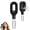 Black, variant on 2 in 1 Hair Brush with Water Spray, Hydrating Mist Detangling Brush, Portable Wet & Dry Styling Tool for Curly Thick Fine Straight Hair