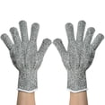 thumbnail image 2 of Guantes de seguridad, 1 par de guantes anticorte de 5 niveles, guantes a prueba de Knif E, resistentes y resistentes Jadeshay A, 2 of 8