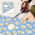thumbnail image 6 of Yayeee Faucet Mat for Kitchen Sink 30" Diatomite Long Splash Guard Pad, Playful Fried Eggs, 2 Pack, 6 of 7