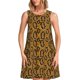 thumbnail image 1 of Fotbe Snake Skin Vestido de Verano sin Mangas para Mujer – Vestido Midi Línea A, Estilo Camiseta Floral, Vestido Playero Casual y Fluido, 1 of 7
