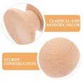 thumbnail image 3 of Raindrops Wood Finials For Furniture Solid Wood Decorative Round 1Pack, 3 of 8