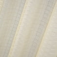 thumbnail image 2 of Mainstays Windowpane Sheer Window Curtains Panel Pair, Set of 2, White, 38" W x 84" L, 2 of 7