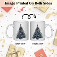 thumbnail image 6 of Purple Christmas Tree Mug, Christmas Purple Bauble Ornament Coffee Cup, Xmas Tree Winter Holiday Ceramic Coffee Tea Mug 11 oz, 6 of 6