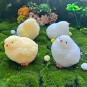 Handmade Chick Taba Squishy Toys, Ultra Soft Fidget Toys, Big Silicone Squeeze Toys for Stress Relief