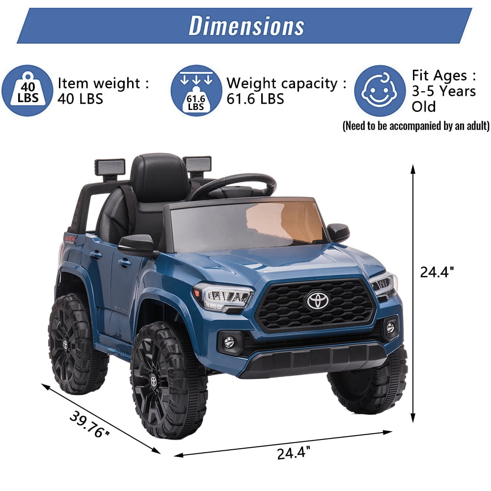 Buy Licensed Toyota 12V Battery Powered Ride on Cars with Remote