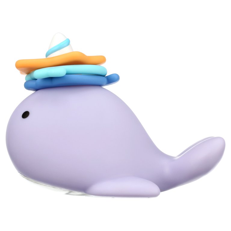 Skip Hop Baby Bath Toy, Zoo Narwhal Ring Toss - Walmart.com