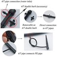 thumbnail image 3 of ShenMo 100 Irrigation System Drops (Black), Universal 360 Degree Adjustable Irrigation Drops with Connectors, Water Flow Irrigation System, 3 of 5