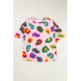thumbnail image 5 of Ahlaray Vibrant Pink Leopard Oversized Tee - Casual Summer Essential!, 5 of 8