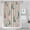 White-317, variant on Tropical Hawaiian Island Boho Shower Curtain, Waterproof Fabric with Hooks, Machine Washable Coastal Paradise and Nautical Exotic Palm Tree Bathroom Shower Curtain