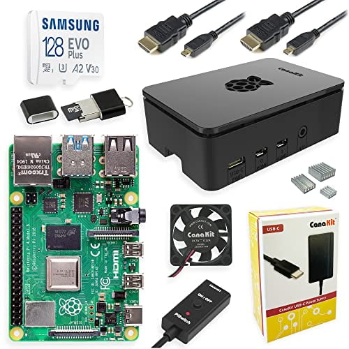 CanaKit Raspberry Pi 4 8GB Extreme Kit - 128GB Edition (8GB RAM