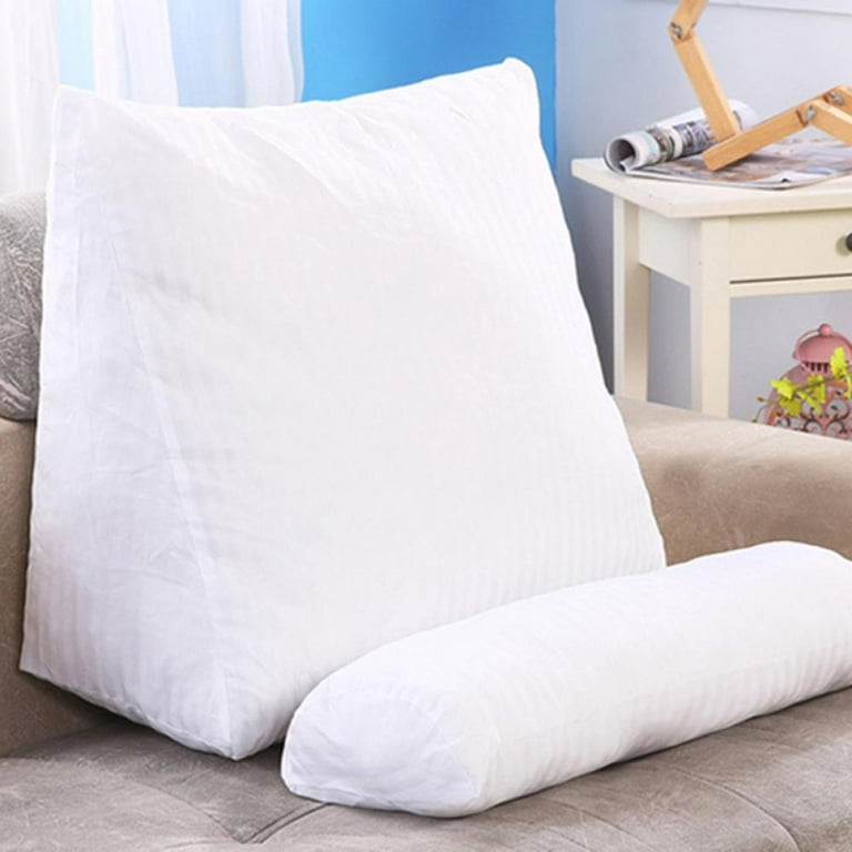 Adjustable Back Wedge Cushion Pillow, Sofa Bed Office Chair Rest Cushion  Neck Support Pillow 