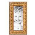 thumbnail image 1 of ArtToFrames 8" x 20" Wide Antique Gold Picture Frame, 8x20 inch Gold Wood Poster Frame (WOM-5043),  Pack, 1 of 6