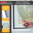 thumbnail image 2 of Magic Mesh Magnetic Window Screen, 2 of 6