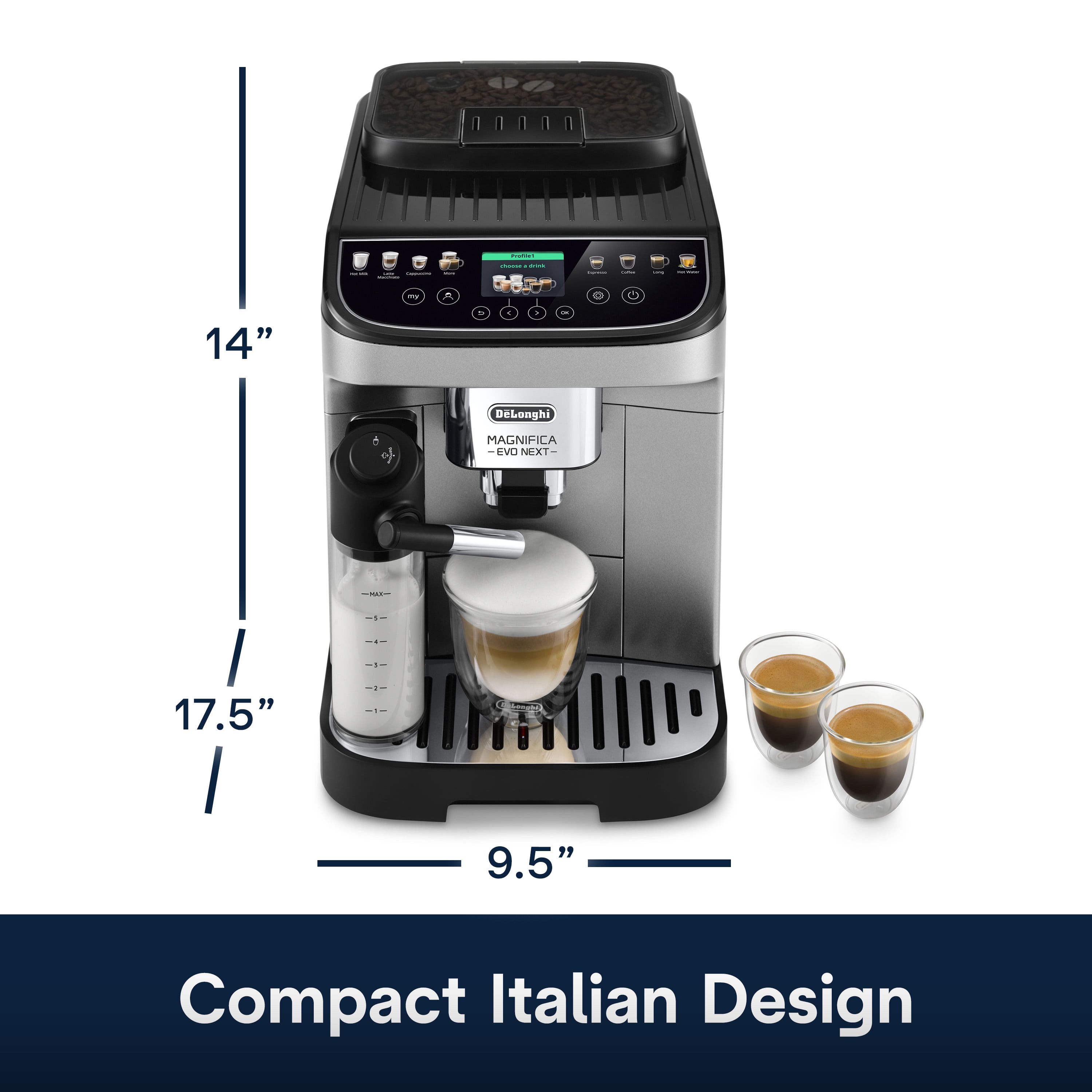 DeLonghi Magnifica Evo Next Fully Automatic Espresso Machine