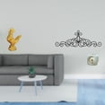 thumbnail image 2 of Escultura de gallo floral, arte de pared de metal, decoración para inauguración de casa, cumpleaños, aniversarios, patio, interior, exterior, porche,, 2 of 8