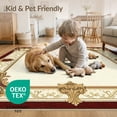 thumbnail image 4 of ODIKA Personalized Photo Text Vintage Rectangular Exact Alfombra Personalizada for Master Suite, California King, Under Bed, Foldable Easy Care, 4 of 7