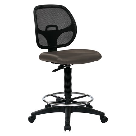 UPC: 0090234505075 | OSP Furniture Work Smart Deluxe Custom Dillon Fabric Drafting Chair with 18  Diameter Foot Ring . Carpet Casters