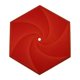 thumbnail image 4 of Juguete antiestrés hexagonal, juguete antiestrés para practicar la muñeca, juguete sensorial interactivo, juguete de viaje para adolescentes, niñas, rojo, 4 of 8
