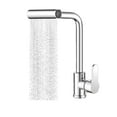 thumbnail image 1 of QualitChoice Waterfall Kitchen Faucet, Rotating Faucet, With Shower Function, Sturdy And Durable, Suitable For Living Rooms. silver Without inlet pipe, 1 of 6