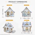 thumbnail image 3 of 3D Wooden House Diamond Painting Kit, DIY Wooden Winter Diamond Art House Kit with Creative Beaded Craft Design for Home Decoration, Holiday Display and Gift Projects (winter), 3 of 8