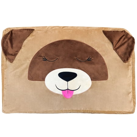 Pet Bed In A Box Slipcover: Able The Tan Dog - Large - 36x23 Character Bed Case Stuff & Fill With Your Scent-Pillows-Clothes Happy Nappers
