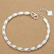 thumbnail image 1 of Pulsera de cadena s贸lida de Plata de Ley 925 Noble fina para mujeres y hombres, abalorio, regalo de fiesta, joyer铆a de moda para fiesta de boda, 1 of 2