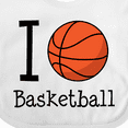 thumbnail image 4 of Inktastic I Heart Basketball Boys or Girls Baby Bib, 4 of 4