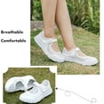 thumbnail image 6 of Women's Extra Wide Diabetic Edema Shoes with Fully Adjustable Closures Easy On/Off Casual Walking Sneakers Lightweight Breathable Flat Mary Jane Shoes Air Cushion for Elderly Swollen Feet Outdoor, 6 of 8