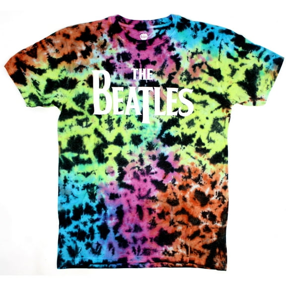 The Beatles Unisex T-Shirt: Drop T Logo (Dip-Dye)