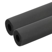 Uxcell 1/2" (13mm) ID x 1.3Ft x 0.35" Pipe Insulation Foam Tube, 2Pcs Pipe Cover Wrap Roll Bar Tubing for Handle Grip HVAC Air Conditioner Units, Black