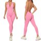 thumbnail image 1 of Mono de yoga sin espalda con cruzado en la espalda para mujer - Manga larga, nailon/spandex, S-L, muy elástico, entrenamiento/ropa deportiva, 1 of 8