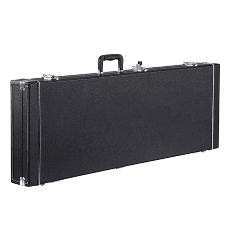 Electric Guitar Case Hard Shell Square Wood for Telecaster, Stratocaster Style with Lockable Latch &
