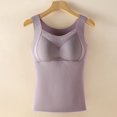thumbnail image 1 of RXIRUCGD Mode Femme Coussin Chauffant Chaud Col Rond Uni (Violet, Taille : TG), 1 of 3