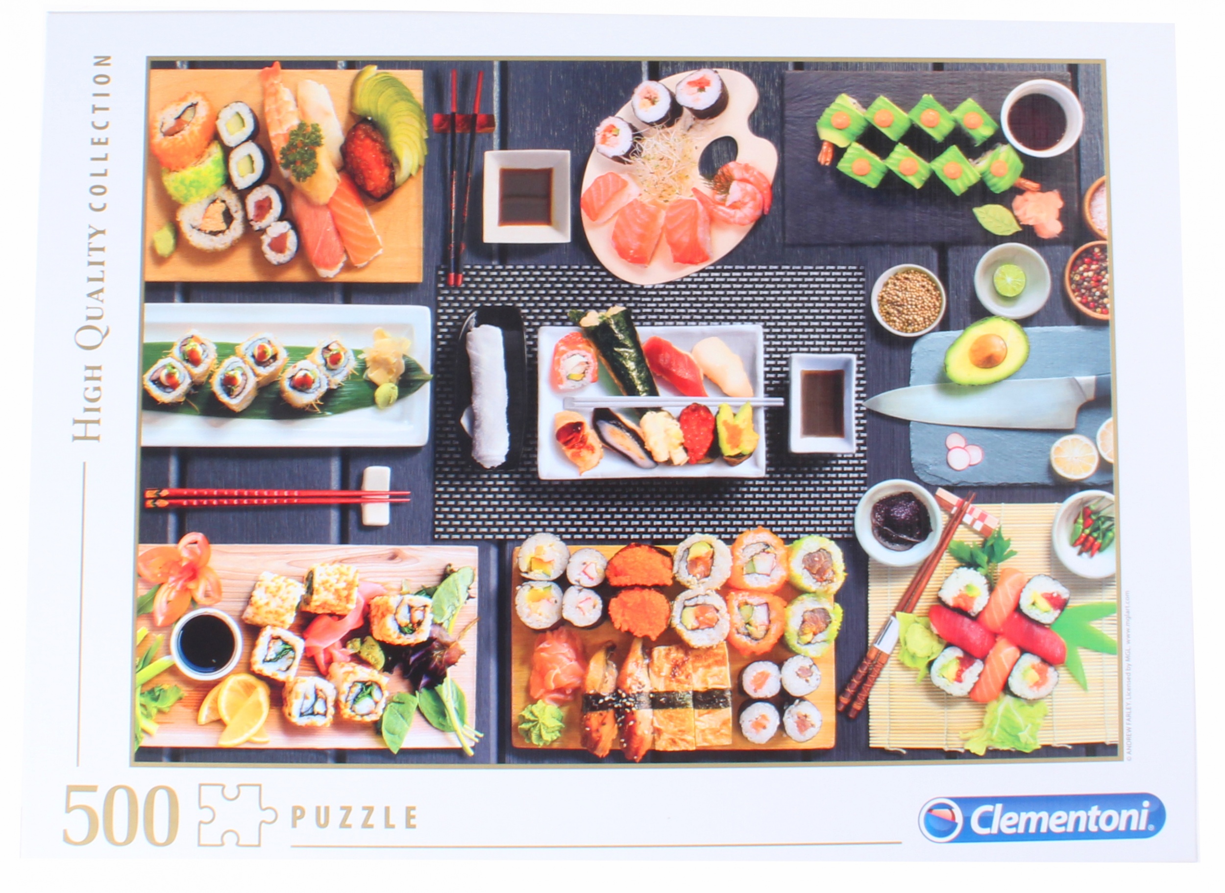 Puzzle Creative Toys Clementoni Sushi 500pcs New 35064