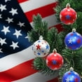 thumbnail image 5 of JoyMoreHome 12pcs Patriotic Ball Shape Ornament, American Flag Hanging, USA Independence Day Fourth of July Party Decor, Holiday Wedding Decorations, 5 of 6