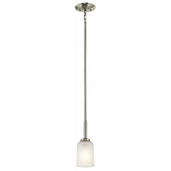 1 Light Mini Pendant 4.25 inches Wide-Brushed Nickel Finish Bailey Street Home 147-Bel-1788612
