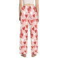 thumbnail image 3 of FORMRS Women's Pajama Pants with Pockets Soft Comfy Loungewear Sleep Bottom, Sizes S-2XL, Bunnies and Hearts, 3 of 8