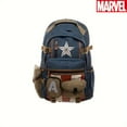 thumbnail image 1 of Marvel Captain America Avengers-Inspired Stylish Backpack - Durable Polyester, Multi-Functional Travel & Daily Commute Bag For Men, 1 of 5