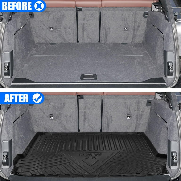 Cargo Liner fit 2019 2024 BMW X5 All Weather Rear Trunk Cover Cargo Tray Floor Mat for BMW X5 2019 2020 2021 2022 2023 2024 Accessory Black