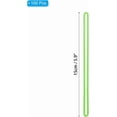 thumbnail image 2 of Luggage tag Loops, 100 Pcs PVC Loop Straps Bag Tag Loops Holders Worm for ID Card Bags Suitcase Label Fasteners, Green, 2 of 5