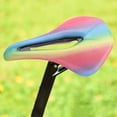 thumbnail image 3 of ✪ MTB Mountain Road Bike Seat Rainbow Bike Saddle Soft and Comfortable, 3 of 16