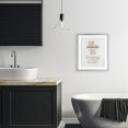 thumbnail image 2 of Stupell Industries Relax Unwind Minimal Bath Gray Framed Print Under Glass design by Blue Chair Blessing, 16 x 13, 2 of 10