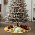 thumbnail image 5 of KLL Sunflowers Christmas Tree Skirt 36" ,Party Decorations Farmhouse for Christmas Decorations Holiday Party, 5 of 6