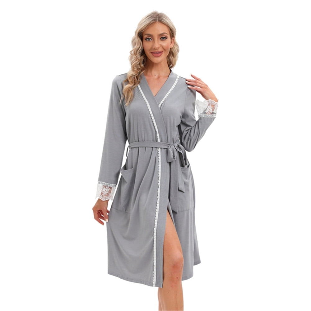 long night gown with sleeves