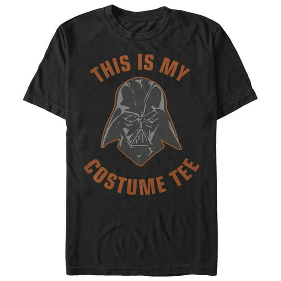 Men's Star Wars Halloween This is My Darth Vader Costume Graphic Tee Black Large