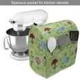 thumbnail image 2 of Meadow Stand Mixer Cover, Flower Bouquets on the Field Rural Fragrance Blossoms Cartoon, Kitchen Appliance Organizer Bag Cover with Pockets, 5 Quarts, Green Multicolor, by Ambesonne, 2 of 4