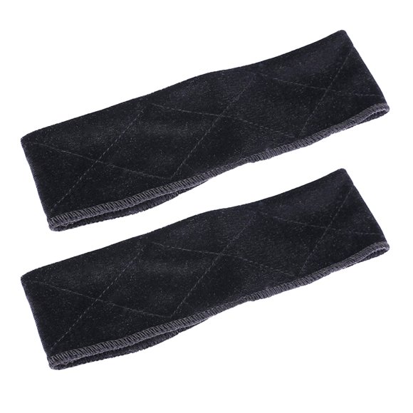 Shisuyan Accessoires de Perruque Bande Élastique Réglable Noire 2 Pcs 19.7x2.2x0.1In